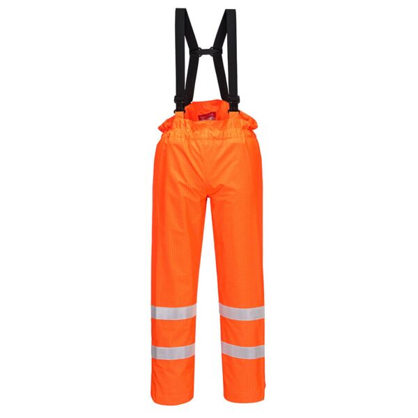 Bizflame Rain Unlined  Hi-Vis Antistatic FR Trousers Thumbnail
