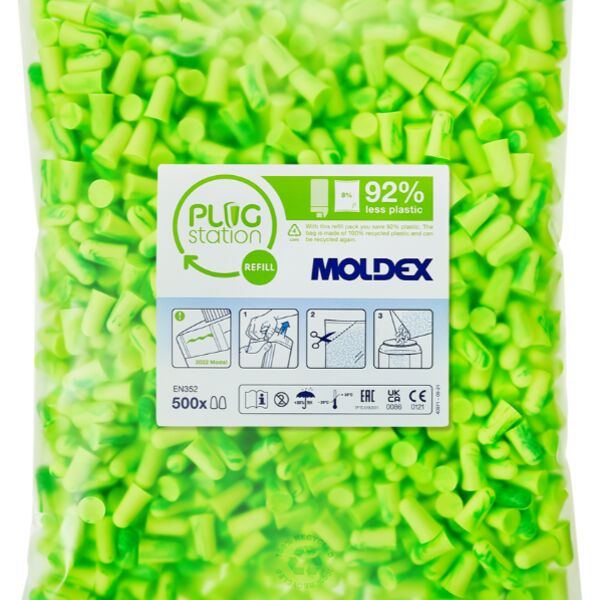 Moldex-7760 - Pura Fit Plugstation Refill Pack (500 Pairs) 36 SNR Thumbnail