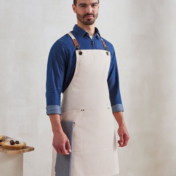 Clip ‘n’ Clasp cross-back bib apron Thumbnail