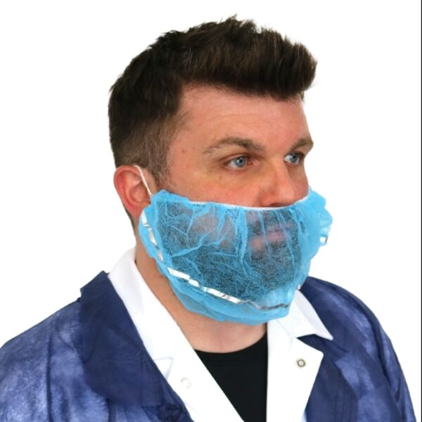 DM35 - Non Woven Metal Detectable Beard Mask (500 Pieces) Thumbnail